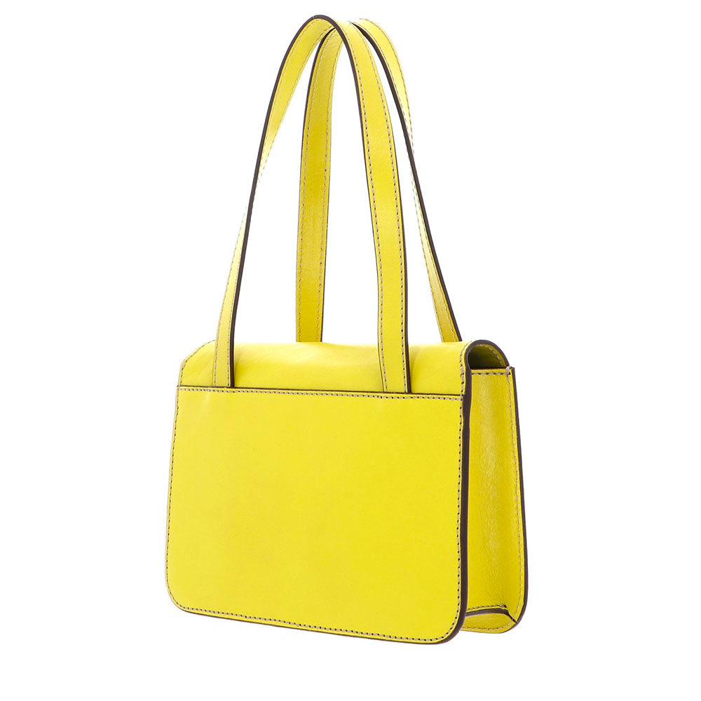 Borsa Donna a Spalla THE BRIDGE linea Lucrezia in Pelle color Lime
