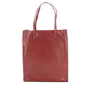 Borsa Donna Shopper Verticale THE BRIDGE linea Mirra in Pelle Viola Orchidea