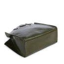 Borsa Donna Shopper THE BRIDGE Linea Mirra in Pelle Verde Maggiorana