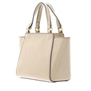 Damen-Henkeltasche THE BRIDGE Modell Lucrezia aus Leder in Buttergelb
