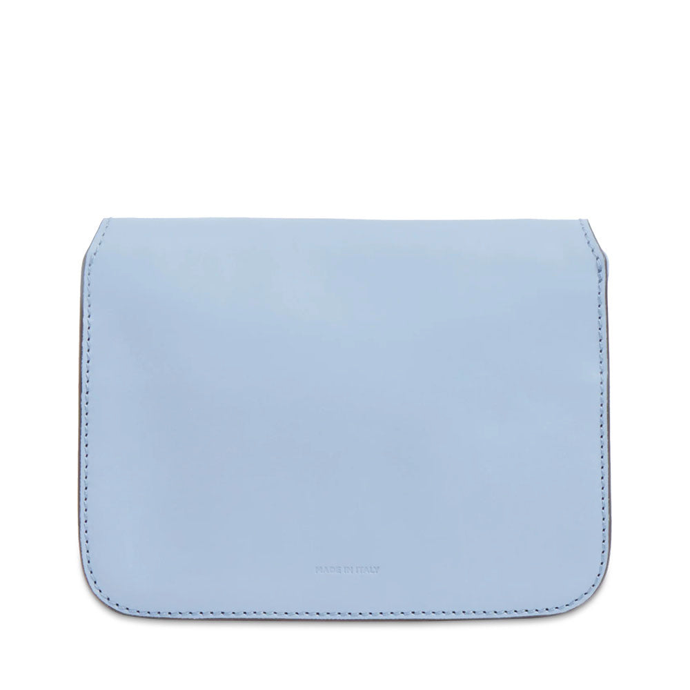 Borsa Donna a Tracolla Media THE BRIDGE linea Lucrezia in Pelle Azzurro Acqua
