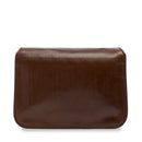 Women's Medium Moka Leather Crossbody Bag THE BRIDGE Lucrezia