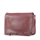 Borsa Donna a Tracolla Grande THE BRIDGE linea Lucrezia in Pelle Viola Orchidea