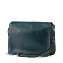 Borsa Donna a Tracolla Grande THE BRIDGE linea Lucrezia in Pelle Blu Pavone