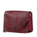 Borsa Donna a Tracolla Grande THE BRIDGE linea Lucrezia in Pelle Rosso Barolo