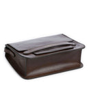 Borsa Donna a Tracolla Grande THE BRIDGE linea Lucrezia in Pelle color Moka