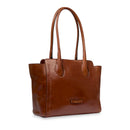 Shopping Bag Donna THE BRIDGE linea Fiona in Pelle Marrone