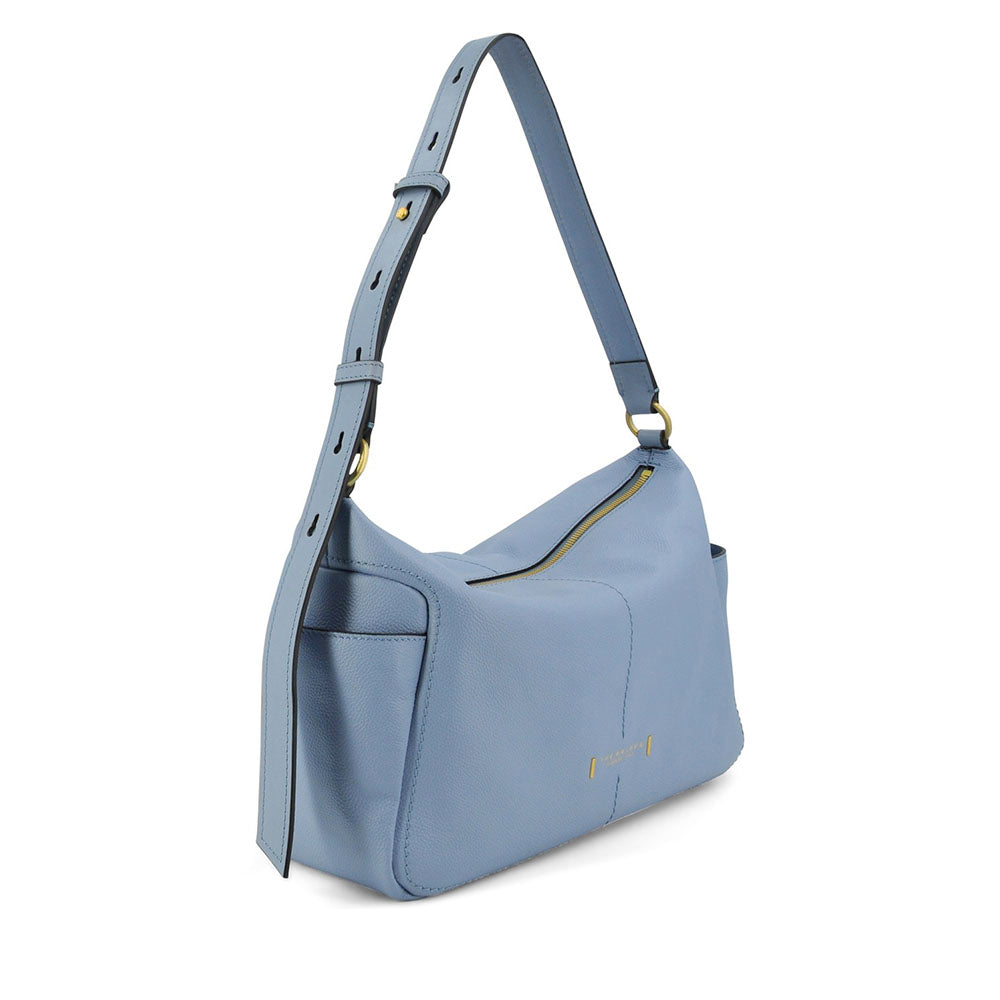 Borsa Donna a Spalla THE BRIDGE linea Letizia in Pelle Azzurra