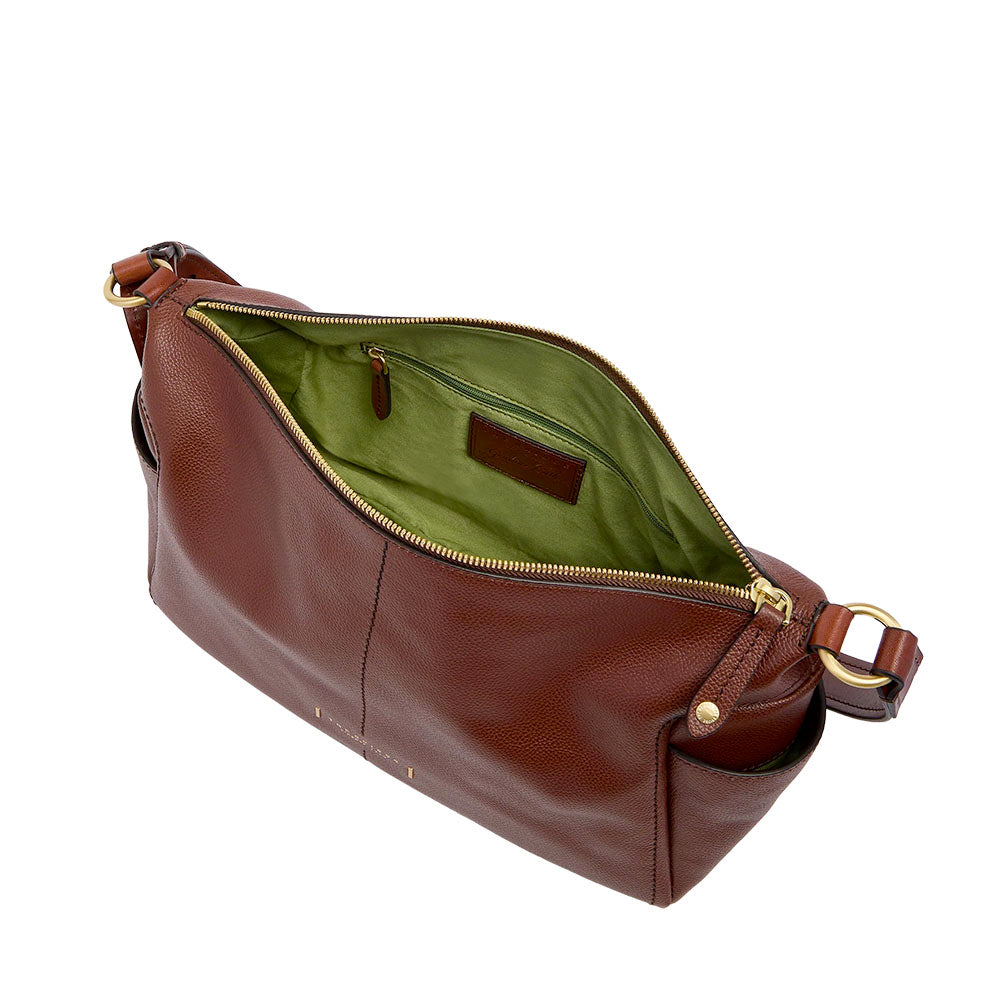 Borsa Donna a Spalla THE BRIDGE linea Letizia in Pelle Marrone