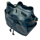 Borsa Donna Secchiello THE BRIDGE linea Letizia in Pelle Blu Pavone