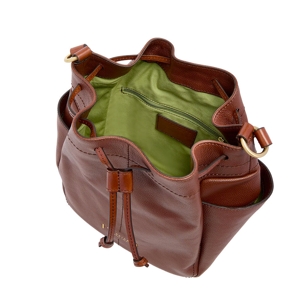 Borsa Donna Secchiello THE BRIDGE linea Letizia in Pelle Marrone