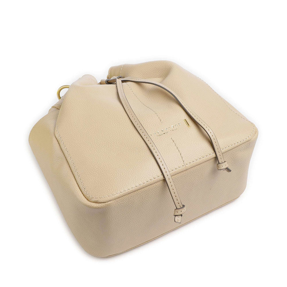 Borsa Donna Secchiello THE BRIDGE linea Letizia in Pelle color Burro