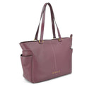 Shopping Bag Donna THE BRIDGE linea Letizia in Pelle Viola Orchidea
