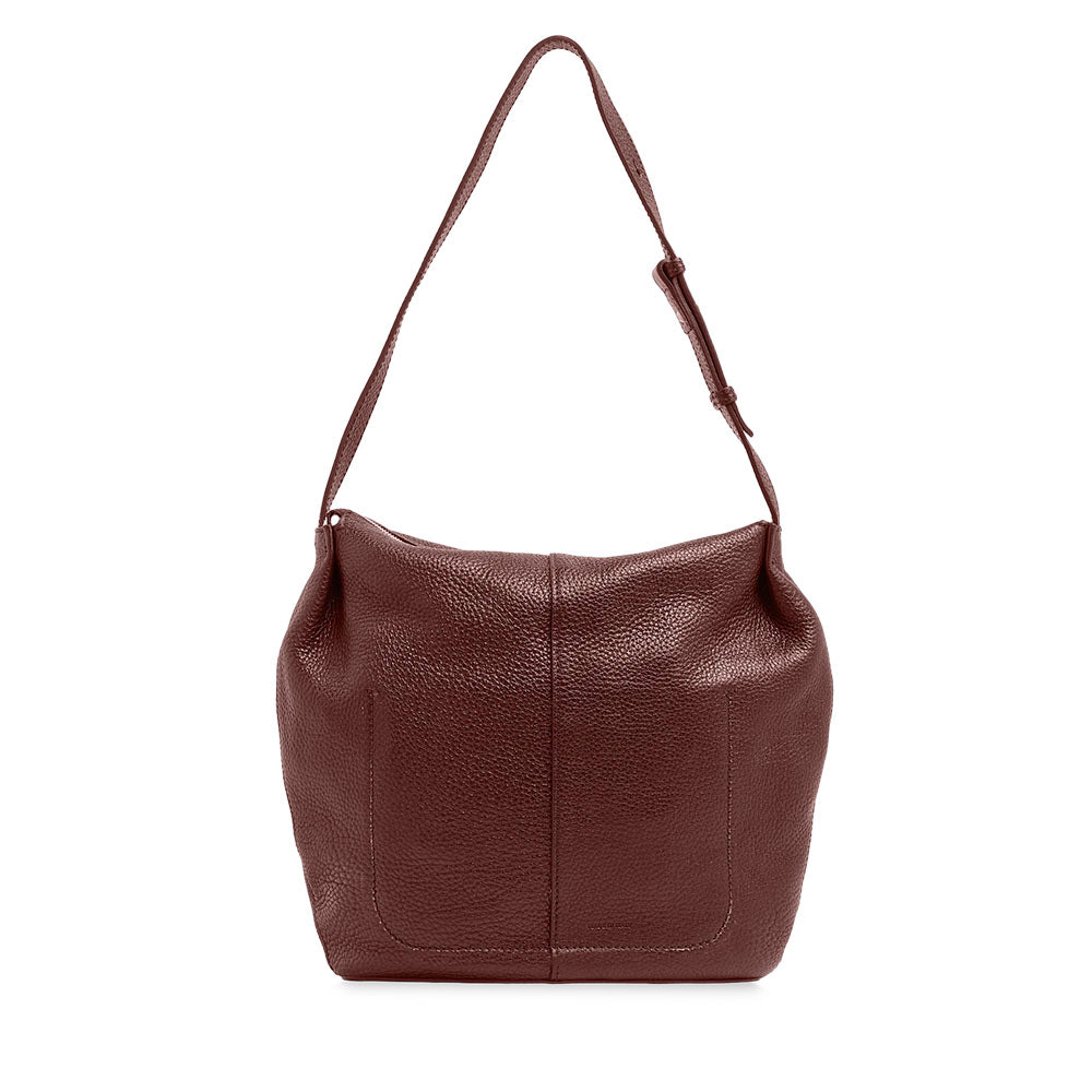 Hobo Bag Donna THE BRIDGE linea Marisa in Pelle Marrone