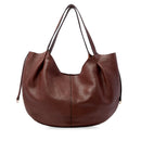Maxi Shopping Bag Donna THE BRIDGE linea Marisa in Pelle Marrone