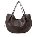 Maxi Shopping Bag Donna THE BRIDGE linea Marisa in Pelle color Moka