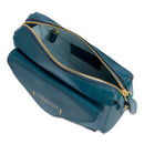 Borsa Donna a Tracolla THE BRIDGE linea Frida in Pelle Blu Pavone