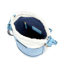 Borsa Donna a Secchiello THE BRIDGE linea Greta in Pelle Baby Blu