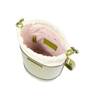 Borsa Donna a Secchiello THE BRIDGE linea Greta in Pelle Verde Pistacchio