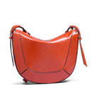Damen-Umhängetasche THE BRIDGE Modell Fedora aus Leder in Burnt Orange