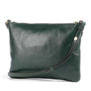 Borsa Donna Piatta a Tracolla THE BRIDGE linea Frida in Pelle Verde Pino