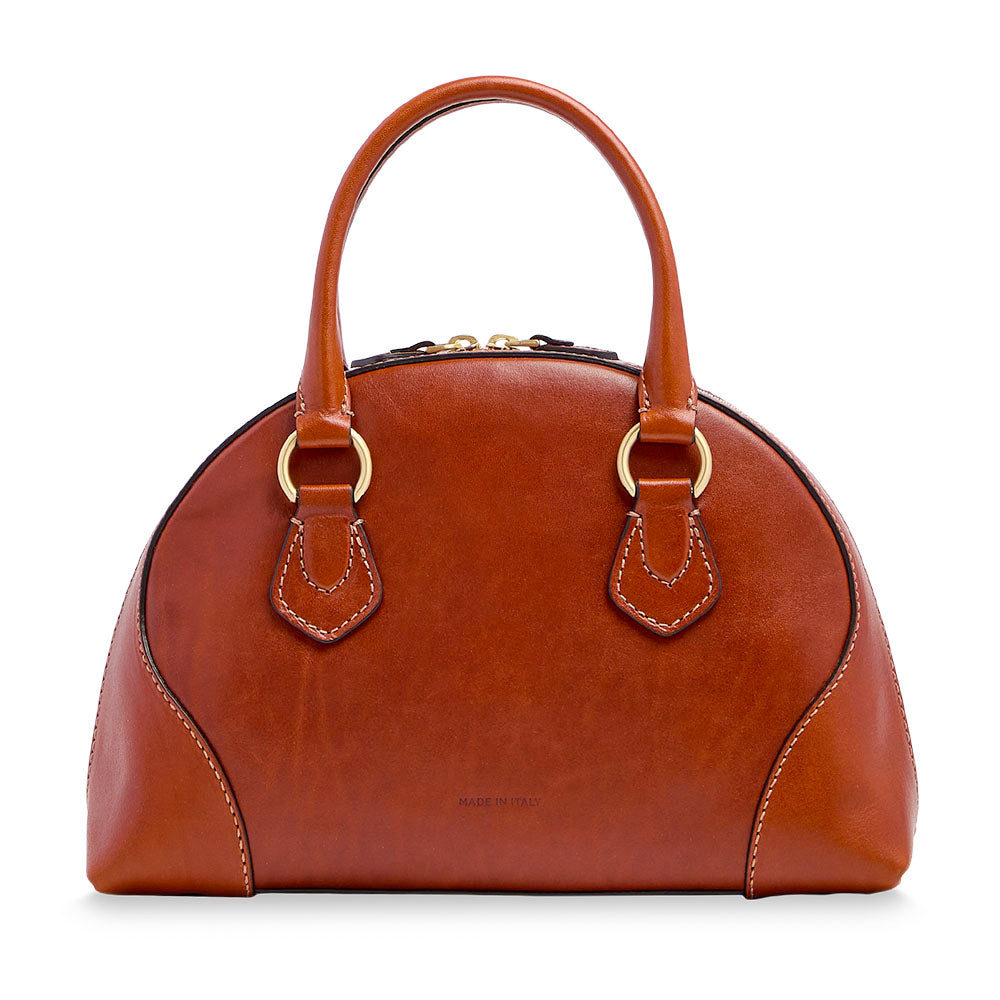 Borsa Donna a Mano THE BRIDGE linea Magda in Pelle color Zafferano