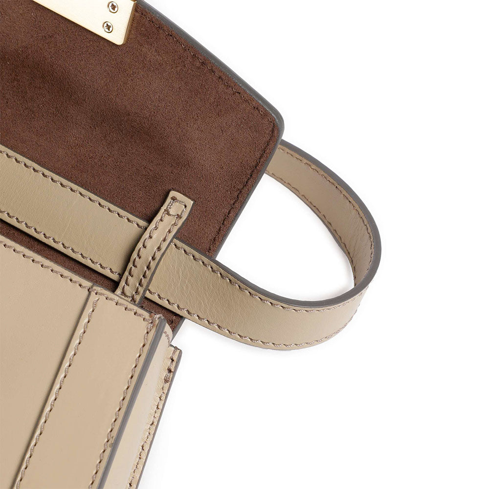 Borsa Donna a Tracolla THE BRIDGE linea Ginevra in Pelle color Burro