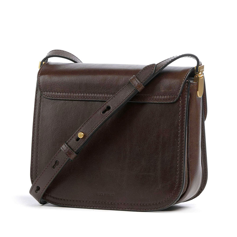 Borsa Donna a Tracolla THE BRIDGE linea Mia in Pelle color Moka
