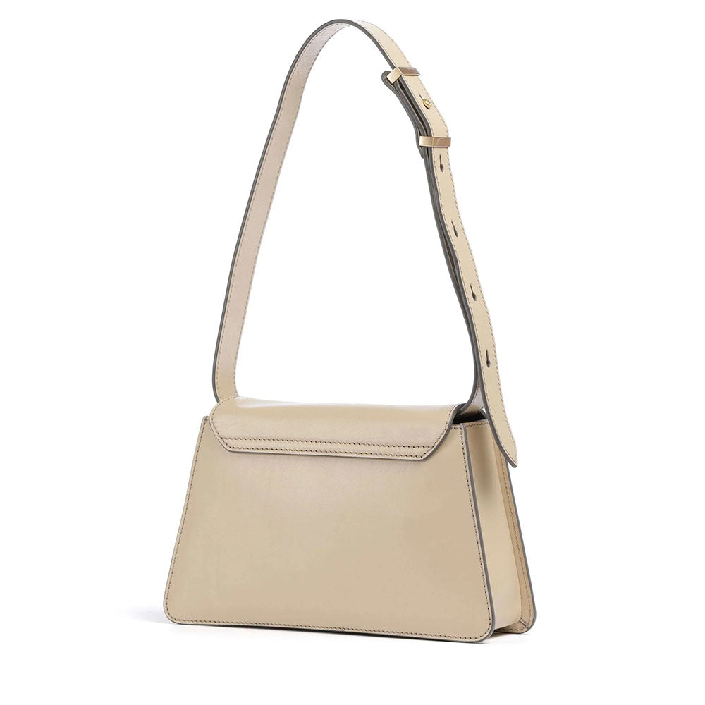Borsa Donna a Spalla THE BRIDGE linea Ginevra in Pelle color Burro