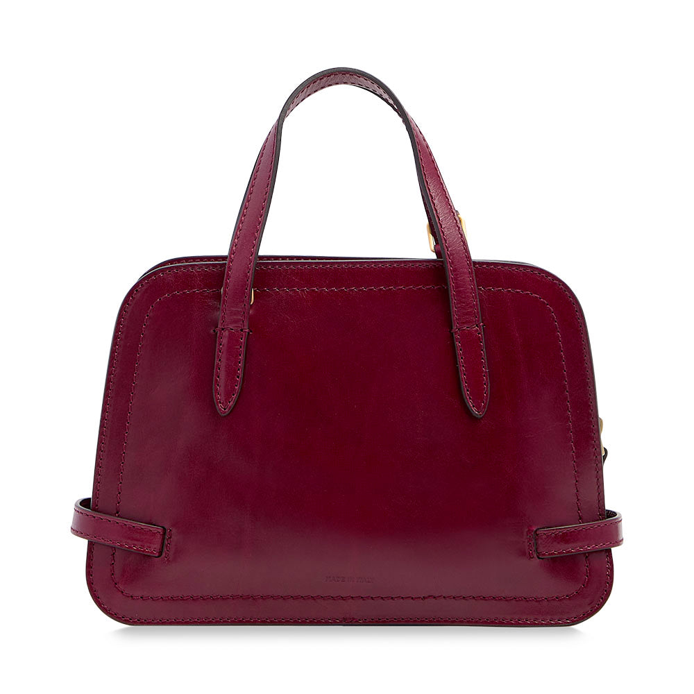 Borsa Donna a Mano THE BRIDGE linea Monica in Pelle Rosso Barolo