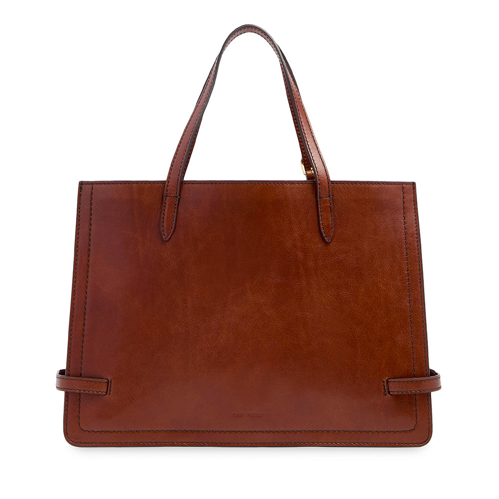 Shopping Bag Donna THE BRIDGE linea Monica in Pelle Marrone