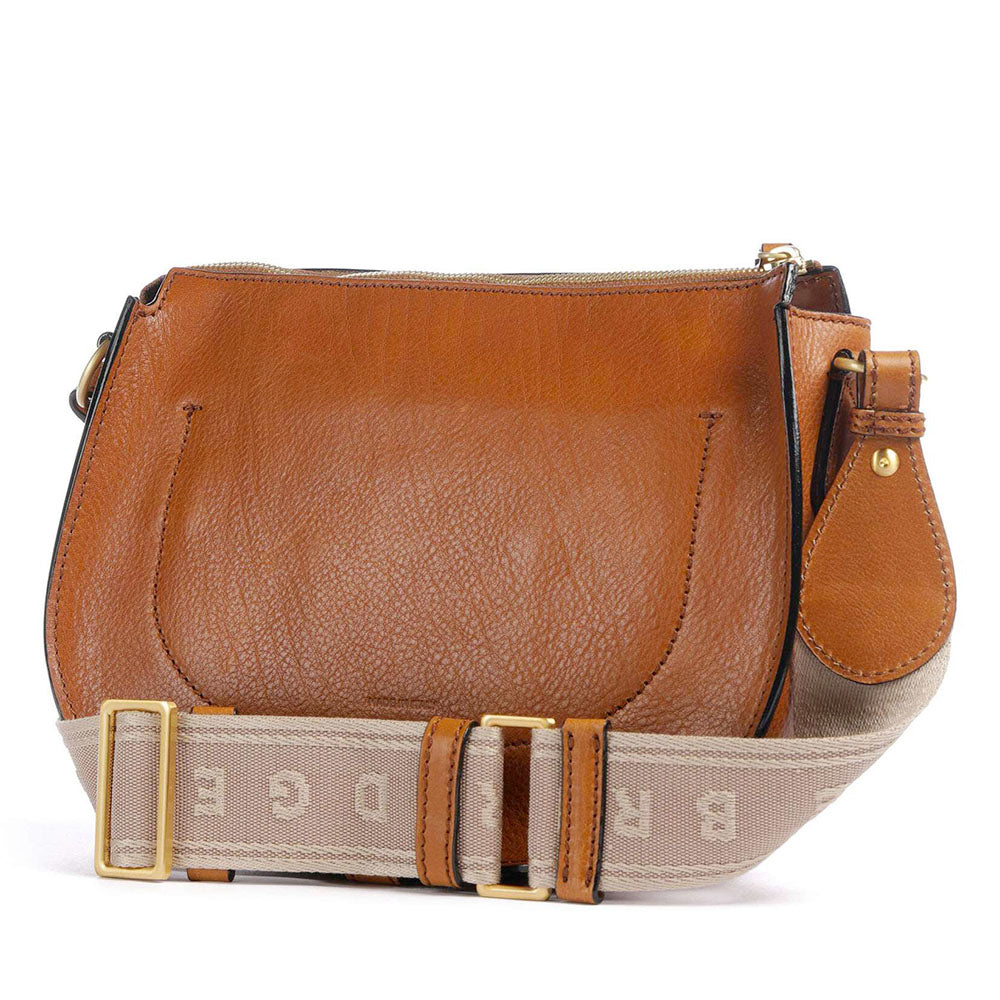 Borsa Donna a Tracolla Media THE BRIDGE linea Isadora in Pelle Cognac