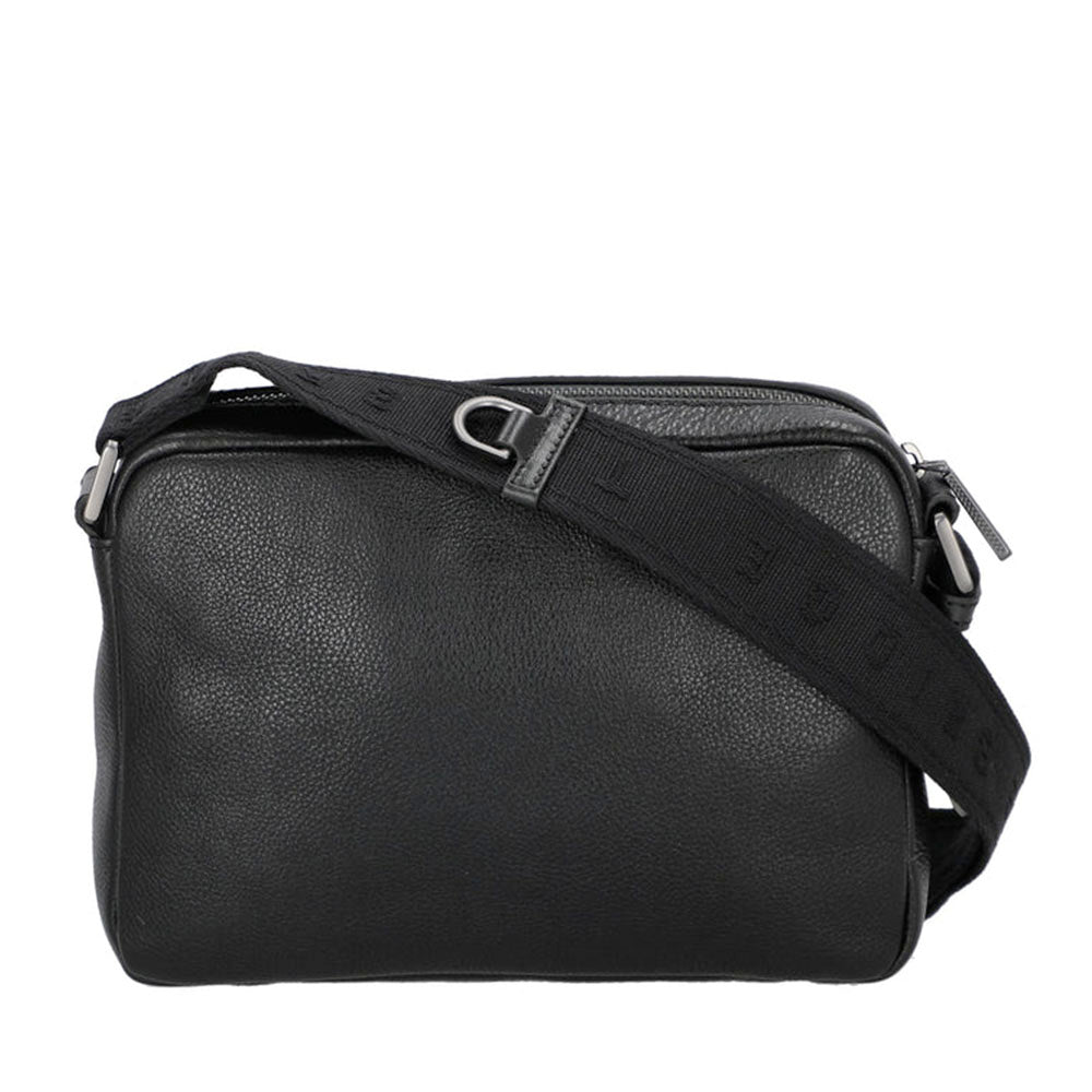 Borsello Uomo Orizzontale THE BRIDGE linea Ludovico in Pelle Nera