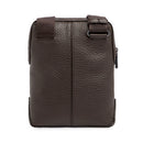 Borsello Uomo THE BRIDGE linea Manfredi in Pelle color Moka