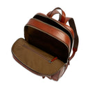 Zaino Uomo Doppio Scomparto THE BRIDGE linea Galileo in Pelle Marrone