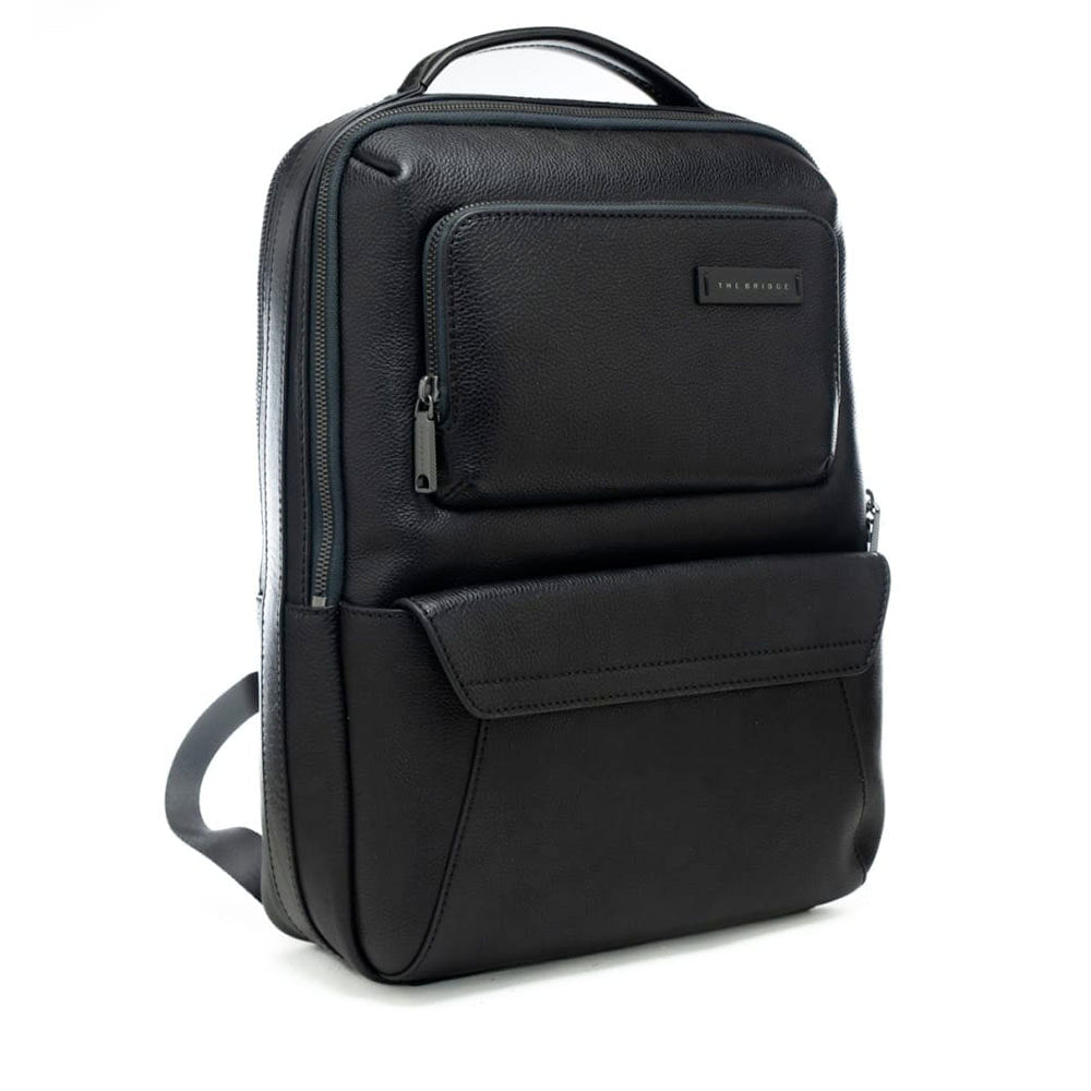 Zaino Uomo THE BRIDGE linea Ludovico in Pelle Nera