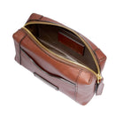 Beauty Case Small THE BRIDGE linea Gemma Travel in Pelle Marrone