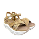 Sandali Platform Donna 1A Classe Alviero Martini in Eco Nappa stampa Geo Classic 1412