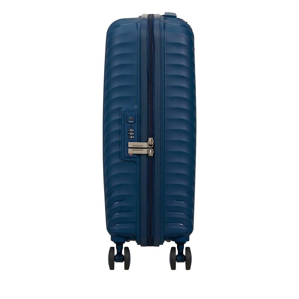 Trolley Cabina Rigido 4 Ruote AMERICAN TOURISTER linea Diablast colore Darkwave Blue