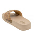 Ciabatte Platform 1A Classe Alviero Martini in Gomma Geo Beige 2505