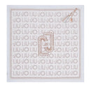 Foulard Donna 120 x 120 cm LIU JO in Tessuto Stampato Blu Chiaro