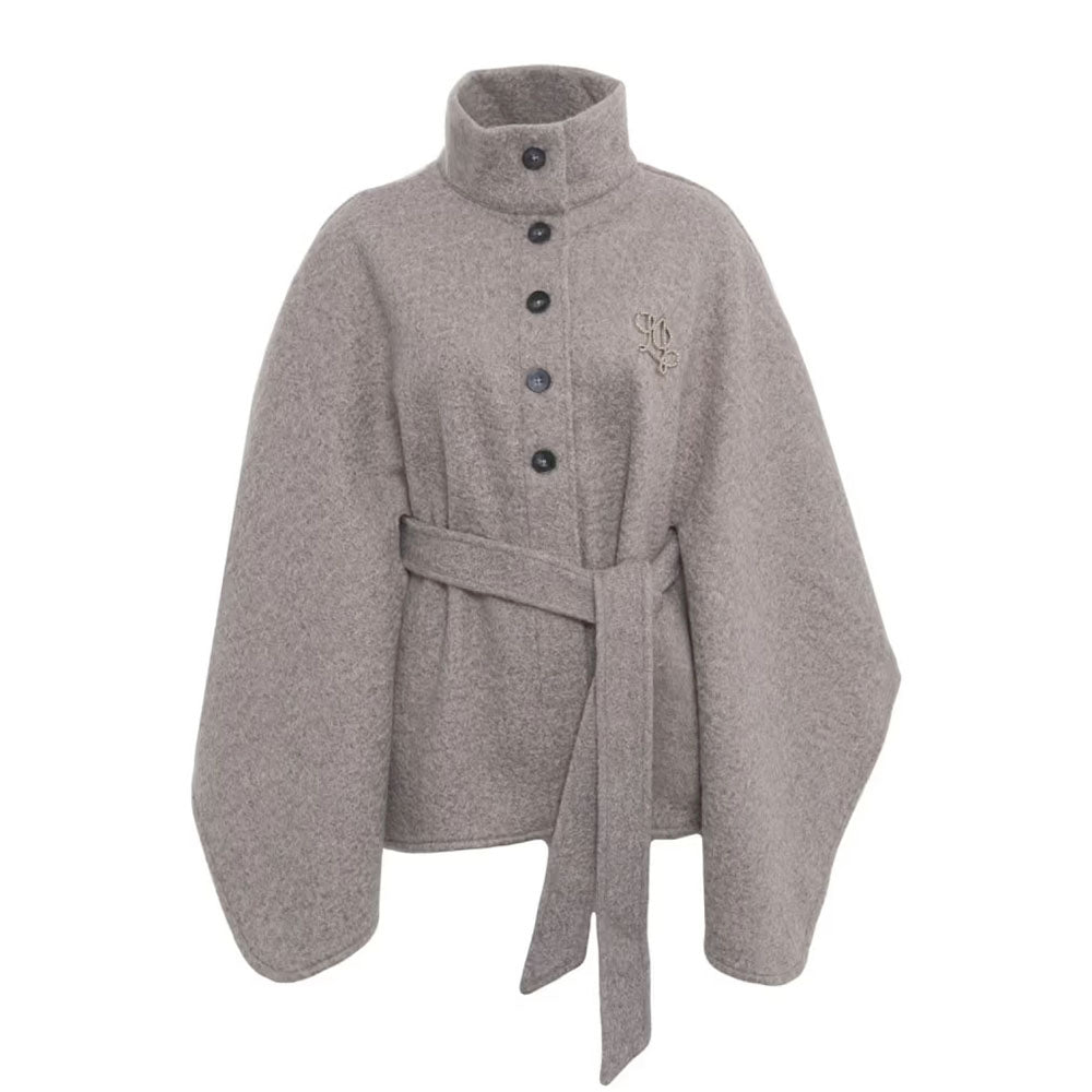 Cappa Donna LIU JO in Tessuto Grigio con Logo