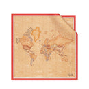 Foulard 50 x 50 cm 1A Classe Alviero Martini in Seta stampa Geo Classic e Rosso Papavero 3250