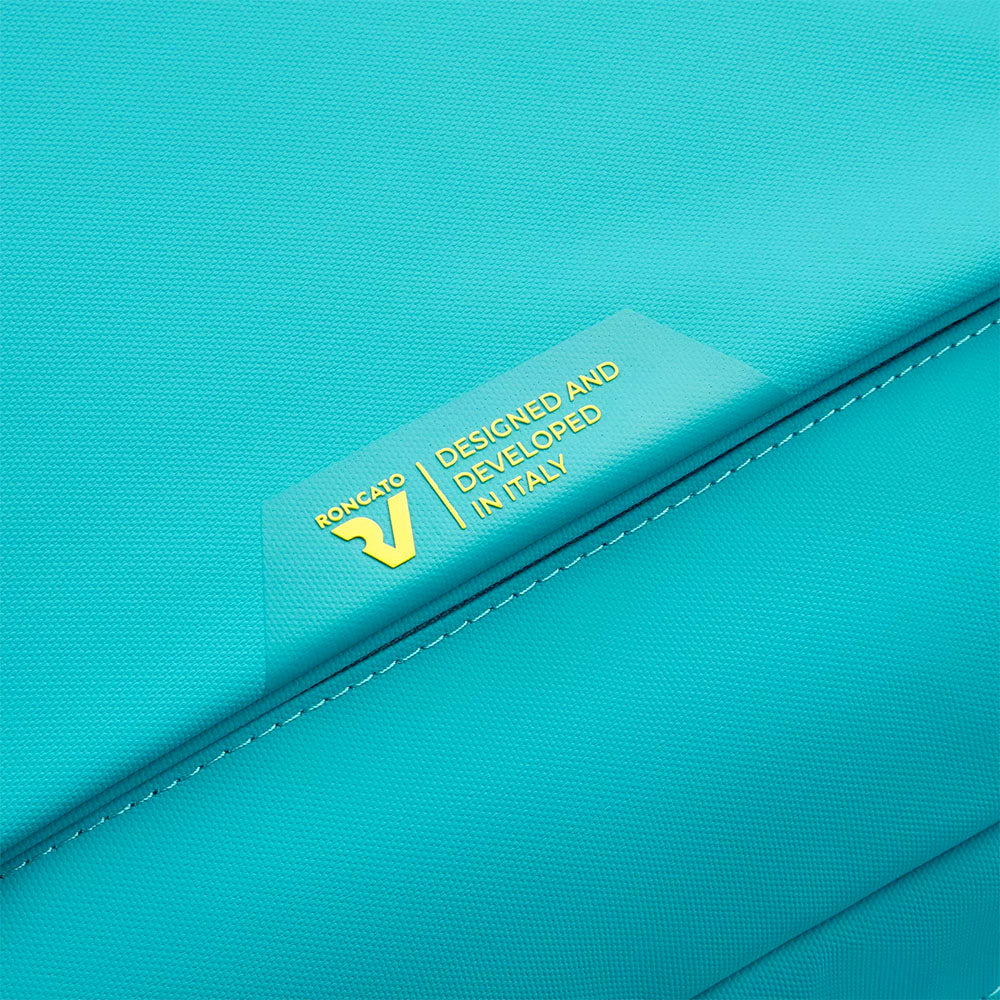 Zaino da Viaggio Underseat RONCATO linea Wanderline in Tessuto Gommato Turchese