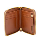 Portafoglio Donna Piccolo Zip Around THE BRIDGE linea Cecilia in Pelle Marrone