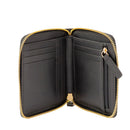 Portafoglio Donna Piccolo Zip Around THE BRIDGE linea Cecilia in Pelle Nera