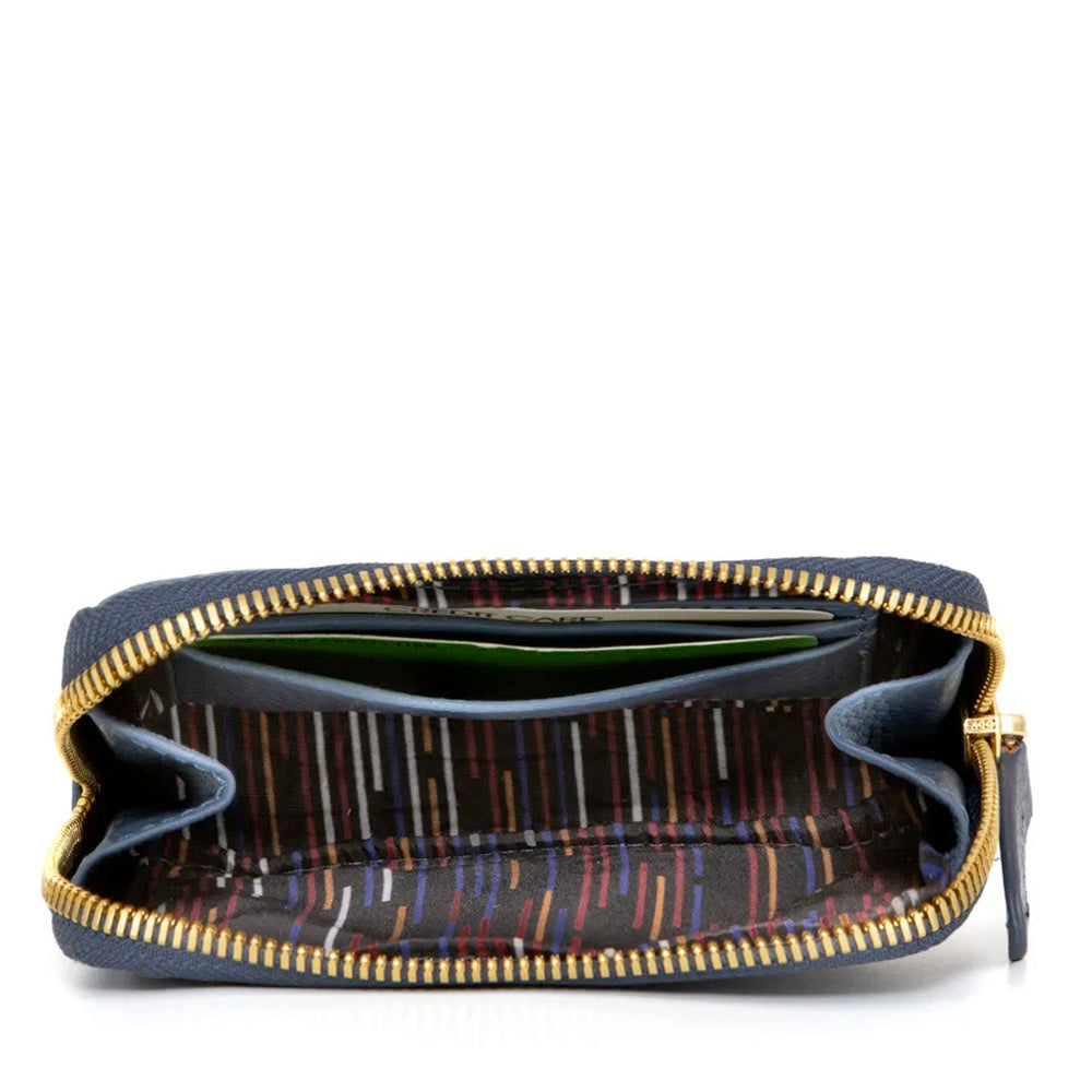 Portafoglio a Bustina GIANNI CONTI linea Cleo in Pelle color Jeans