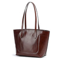 Shopping Bag Donna THE BRIDGE linea Guelfa in Pelle Marrone