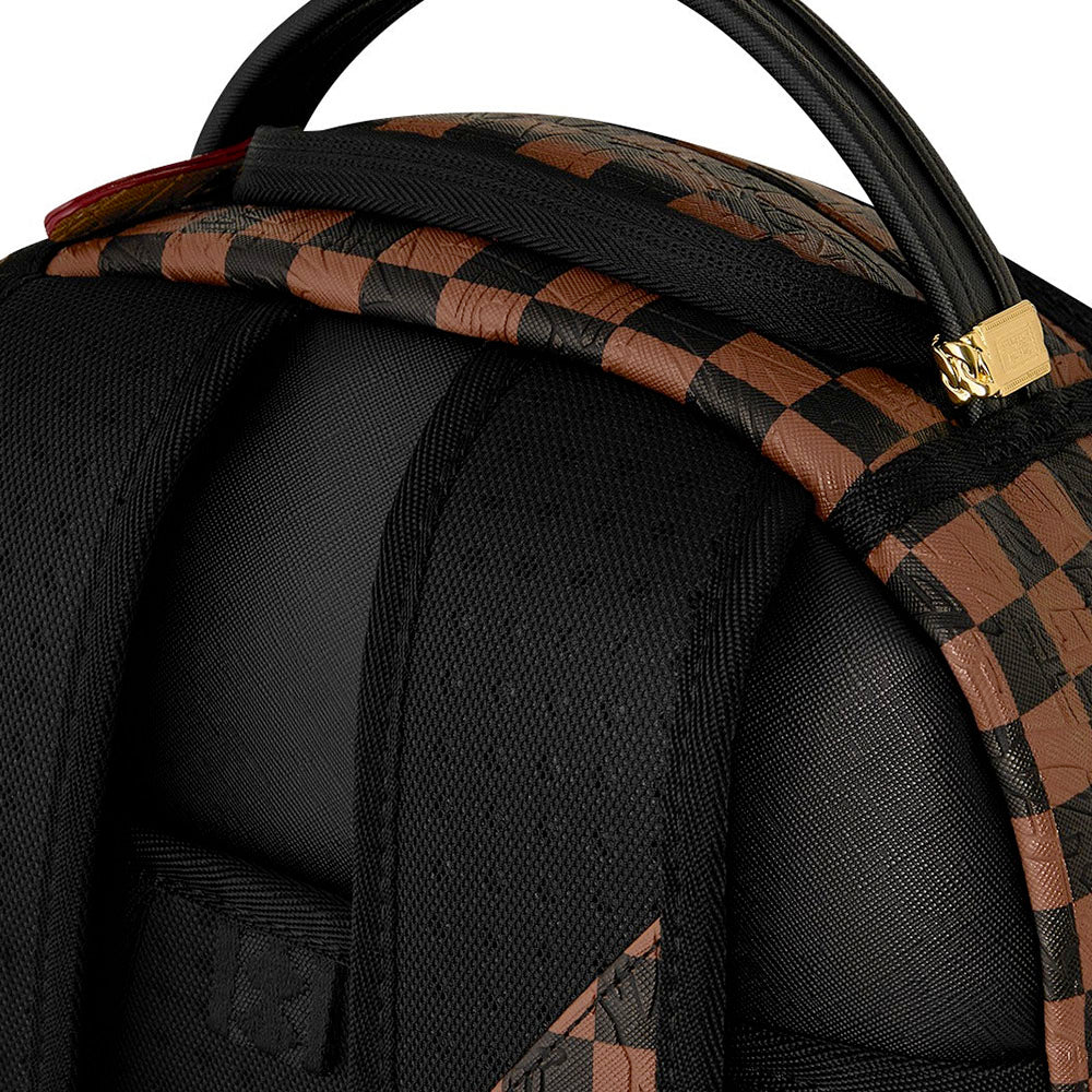Zaino Unisex SPRAYGROUND stampa Embossed Check Brown