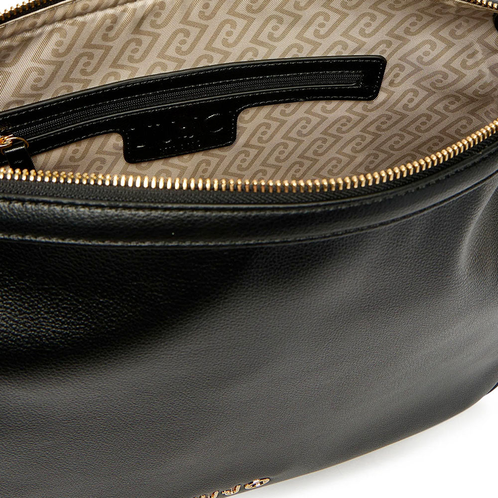 Hobo Bag Large Donna LIU JO Better stampa Bottalata Nera